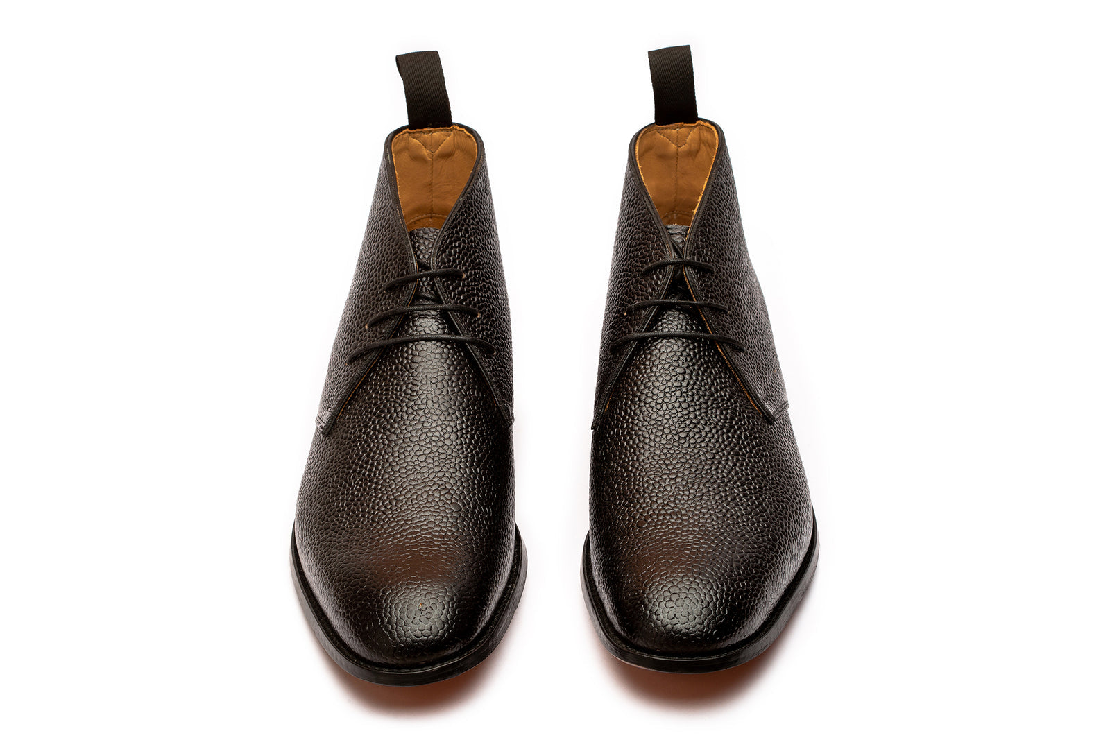 The black grain boot in detail