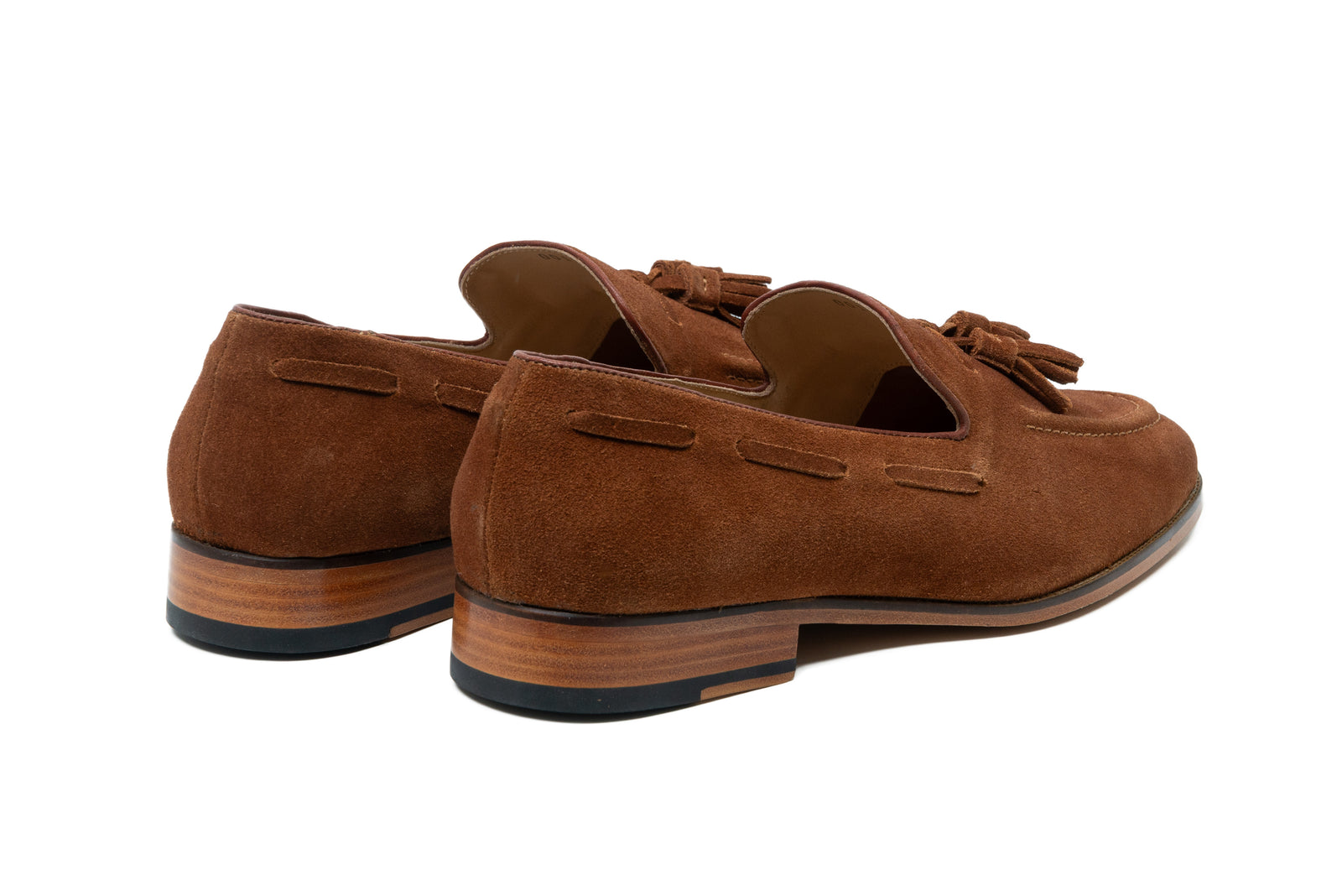 Tassel Loafers - Copper Suede