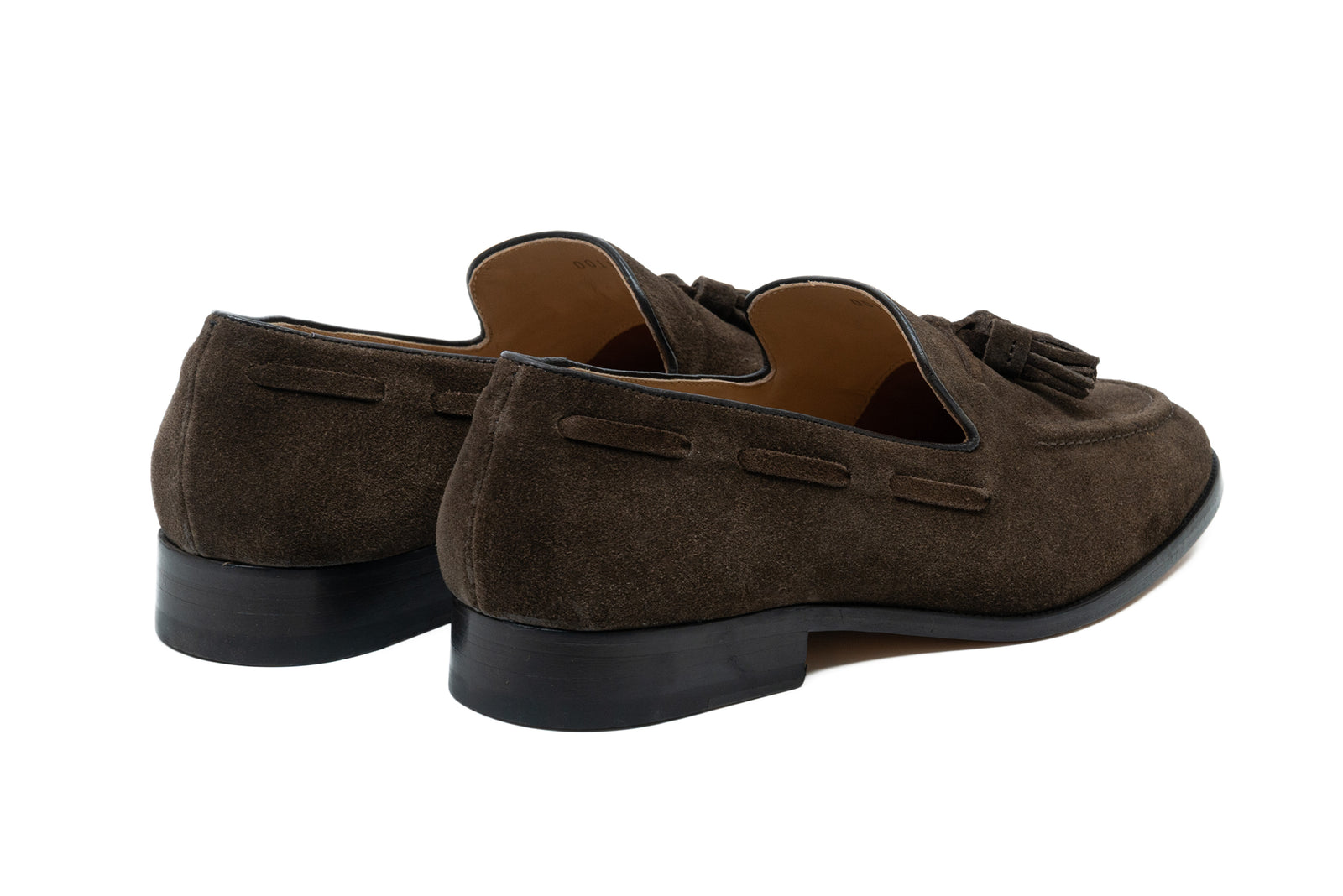 Tassel Loafers - Dark Brown Suede