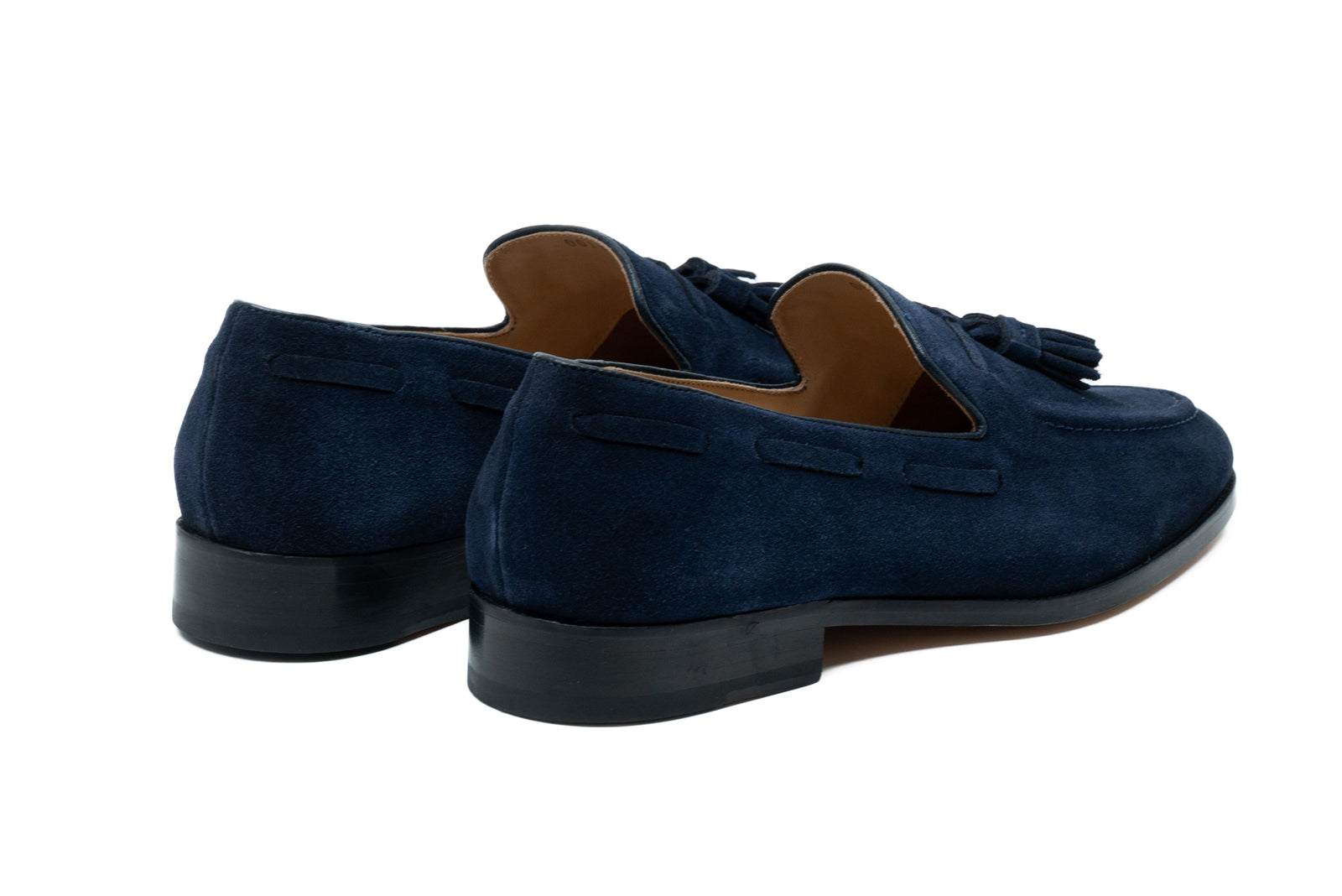 Tassel Loafers - Navy Suede
