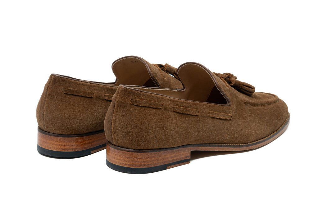 Tassel Loafers - Tobacco Suede