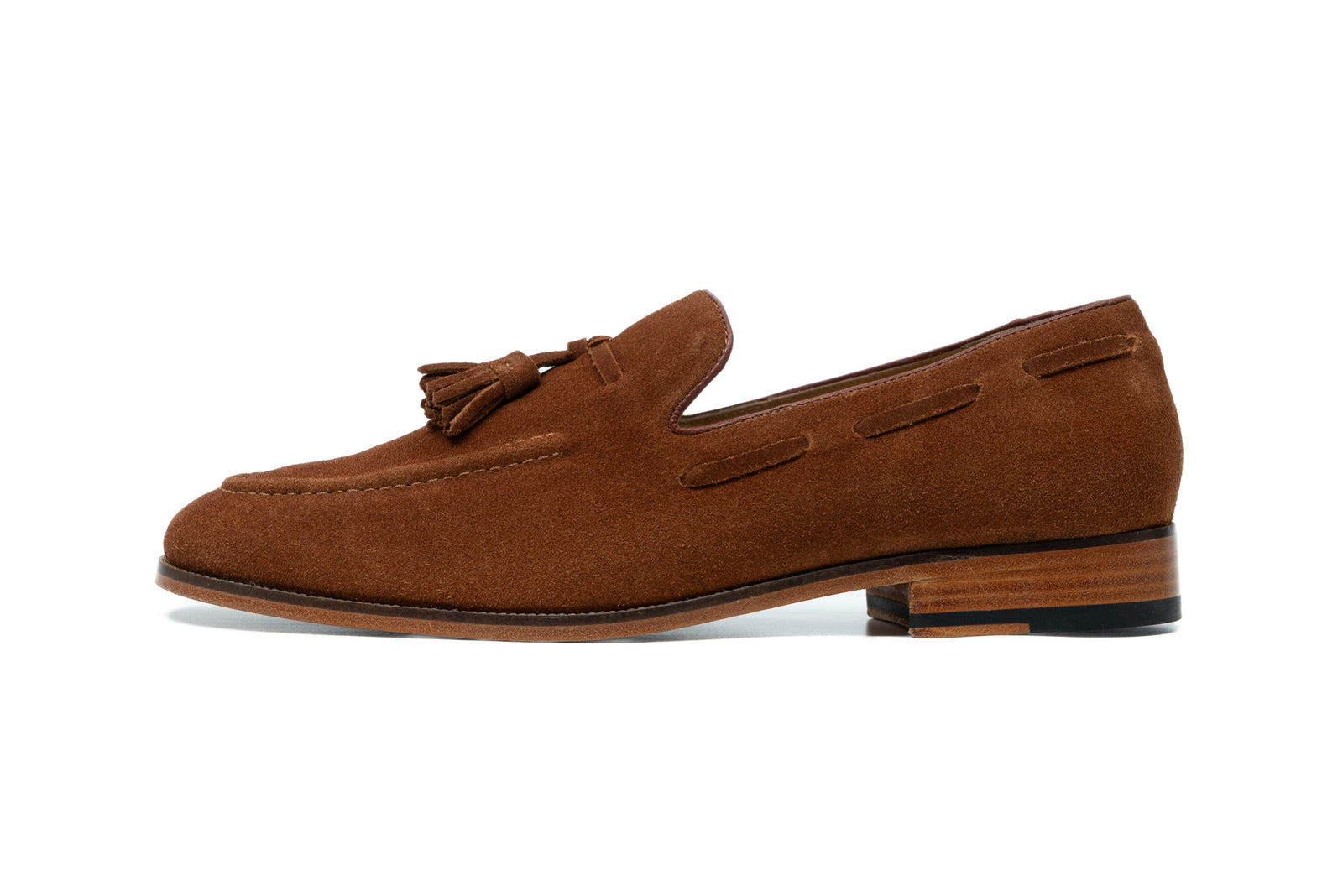 Tassel Loafers - Copper Suede