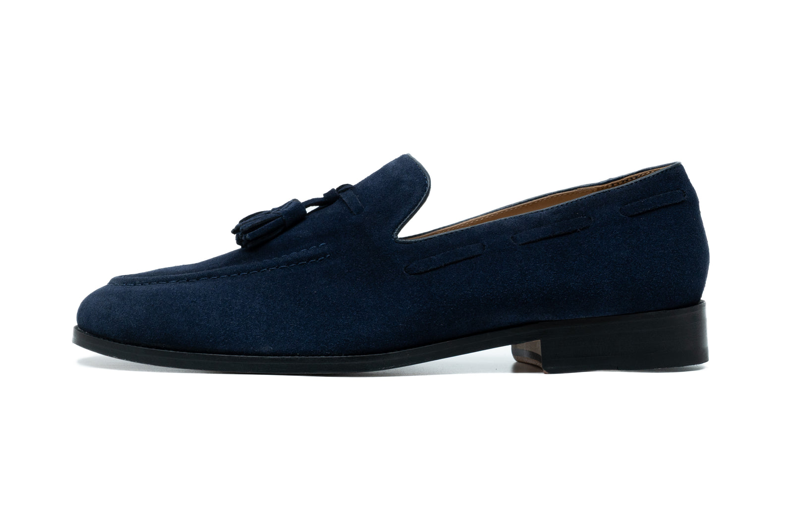 Tassel Loafers - Navy Suede