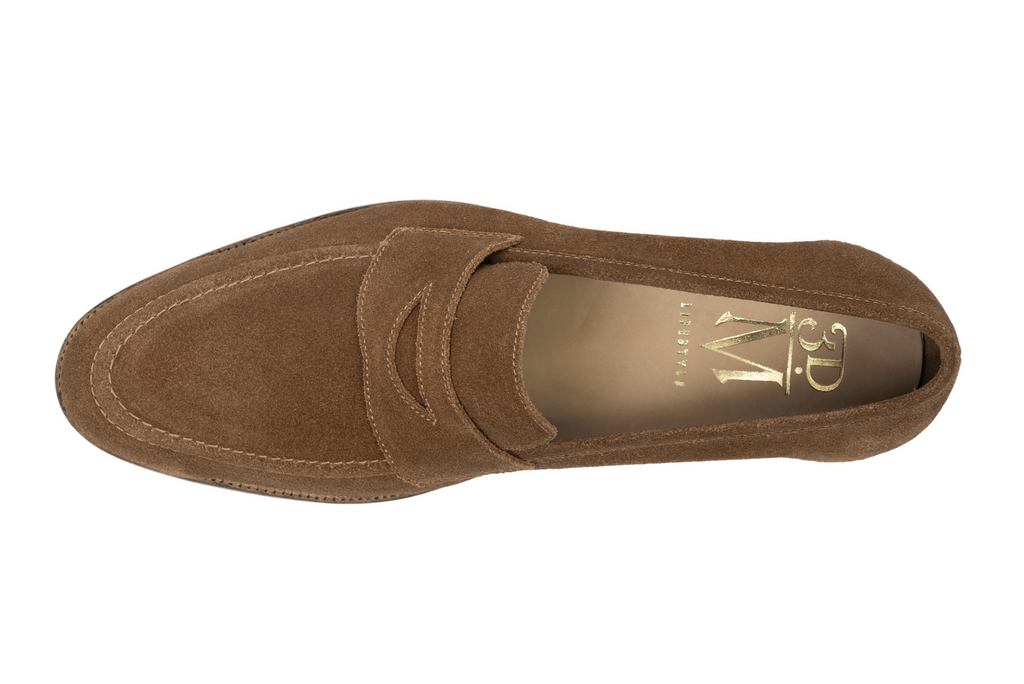 Soft Penny Loafers - Tobacco Suede