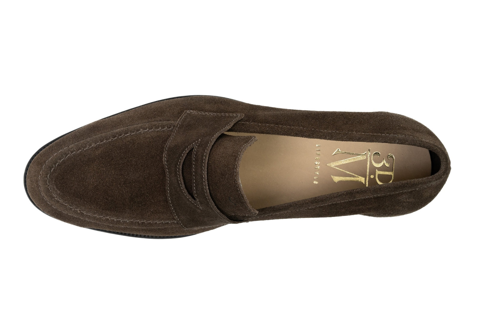 Soft Penny Loafers - Dark Brown Suede