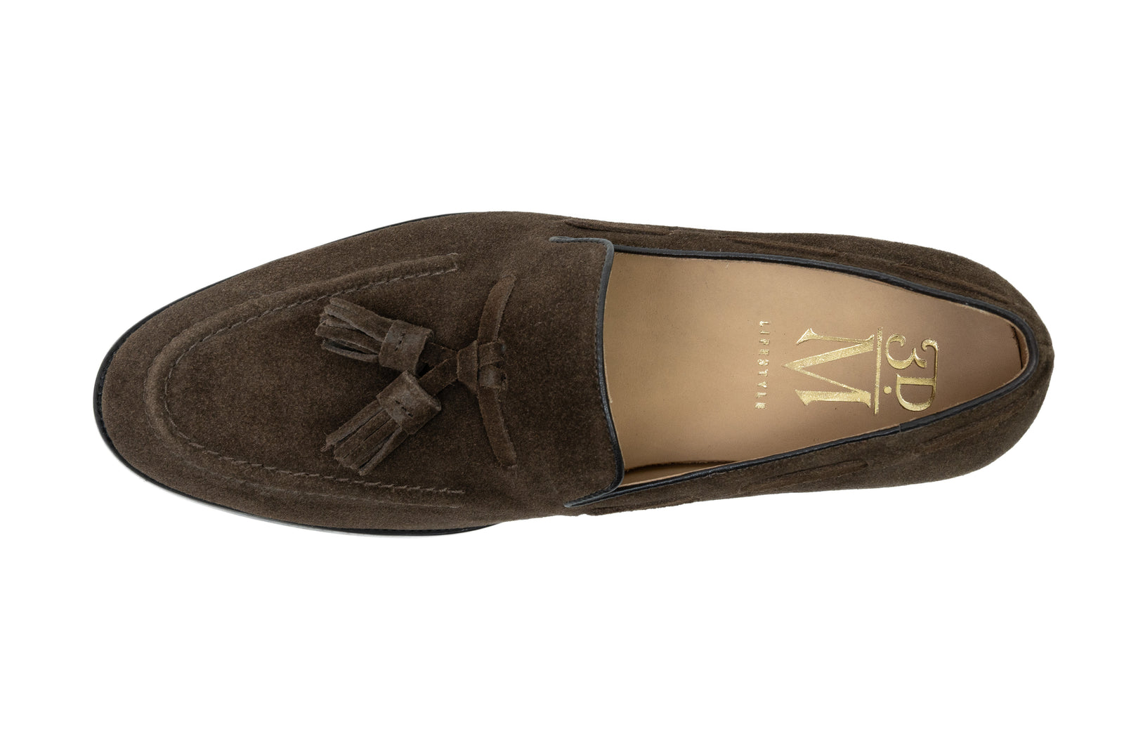 Tassel Loafers - Dark Brown Suede