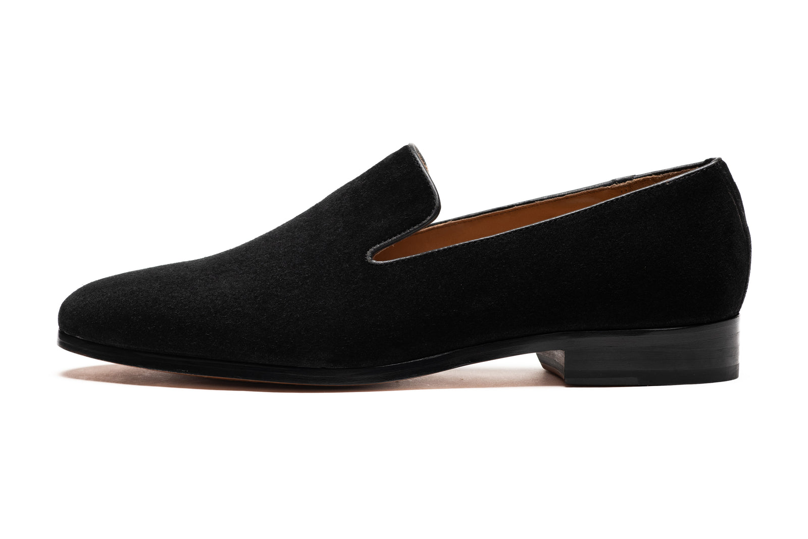 Venetian Loafer - Black Suede
