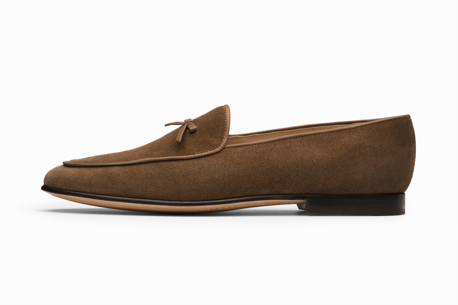 Belgian Loafers - Tobacco Suede