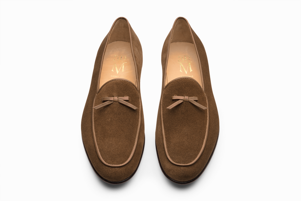 Belgian Loafers - Tobacco Suede