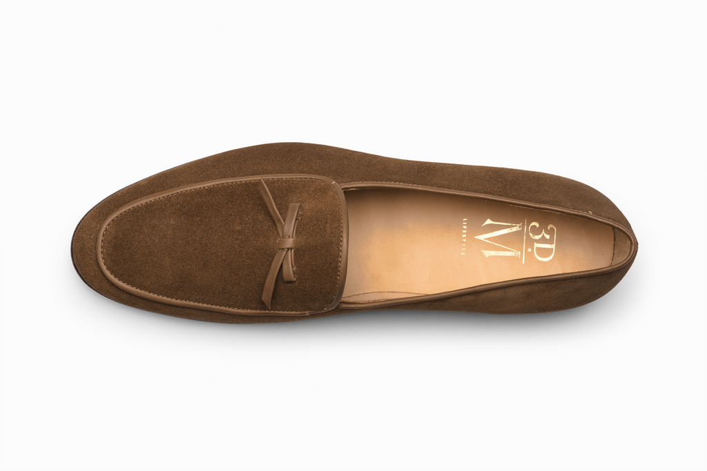 Belgian Loafers - Tobacco Suede
