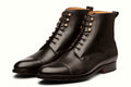 Pair of black leather boot