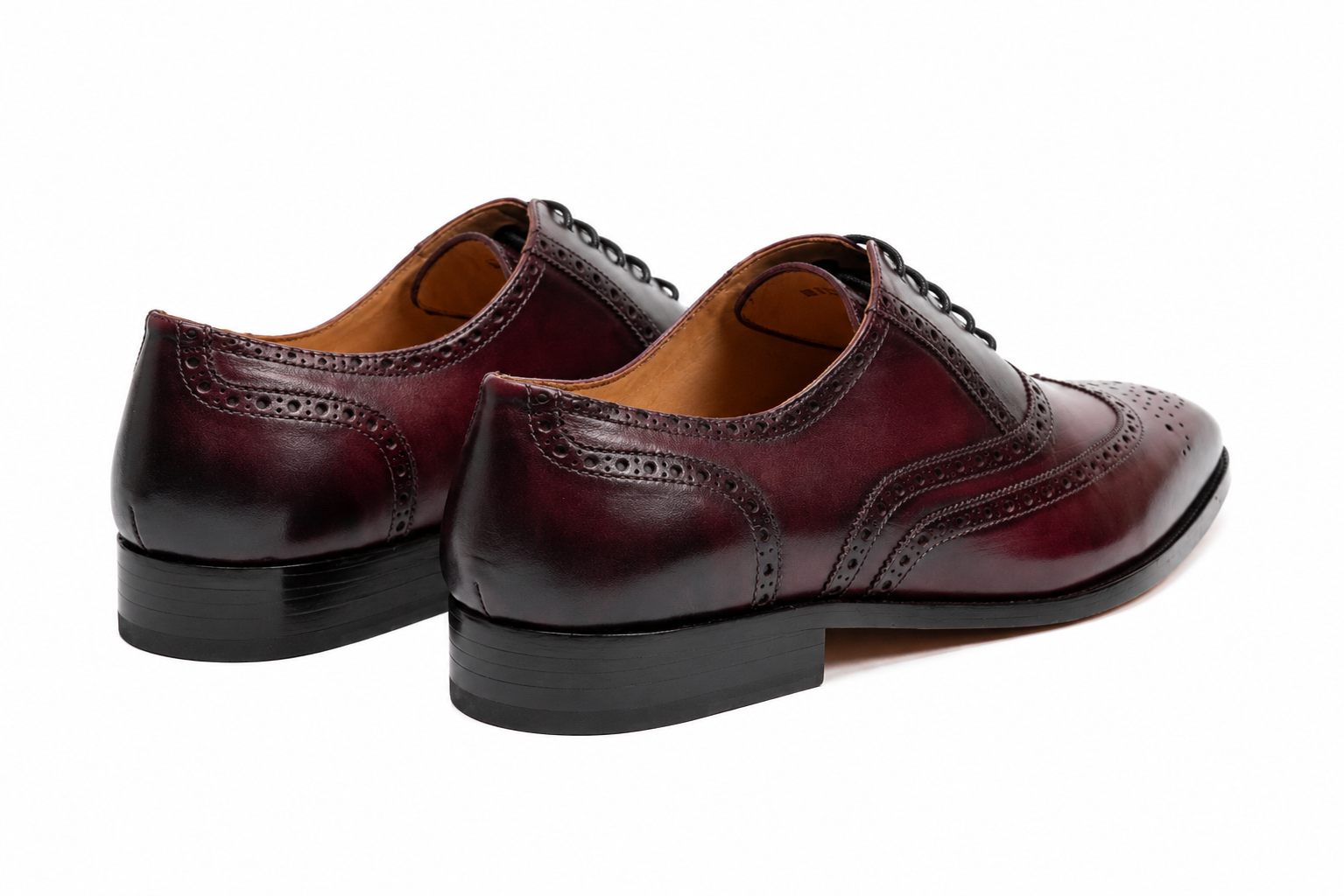 Full Brogue Wingtip Oxford - Burgundy Patina