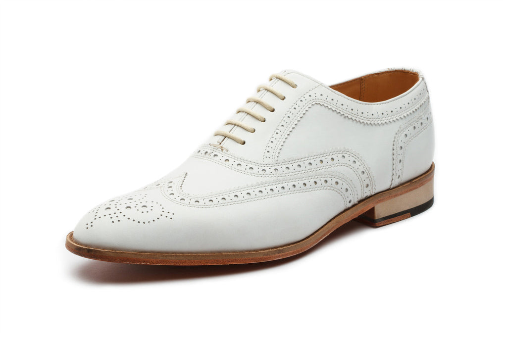 Wingtip Oxford Classic - White