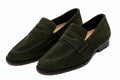 Pair of suede penny