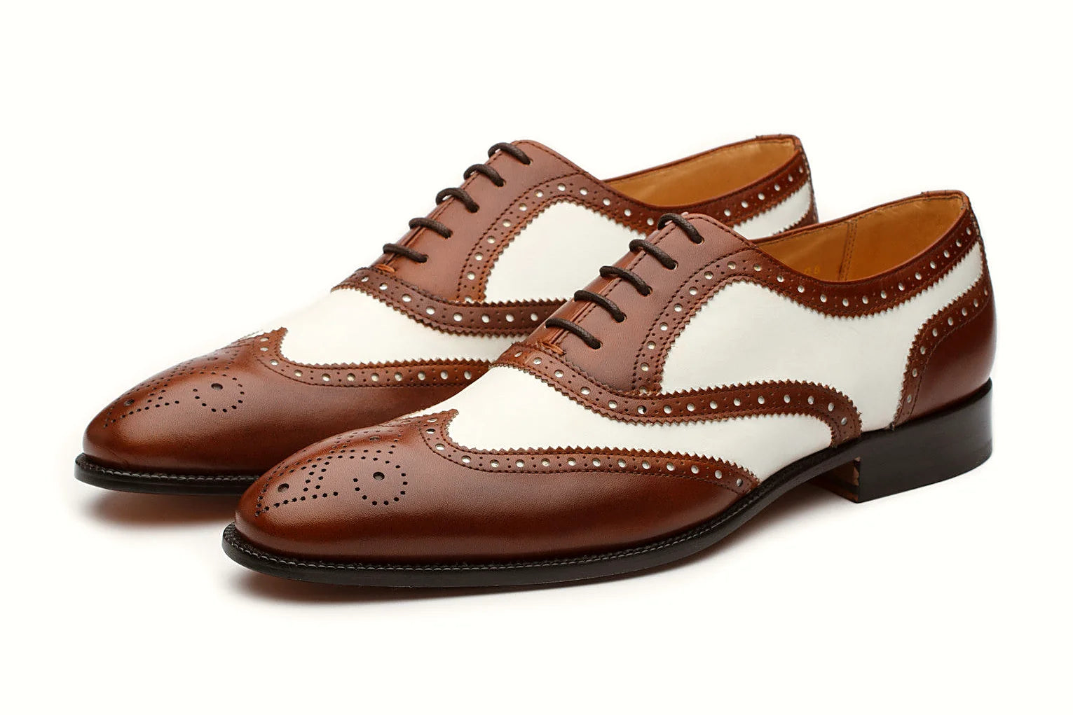 Pair of brown leather oxford