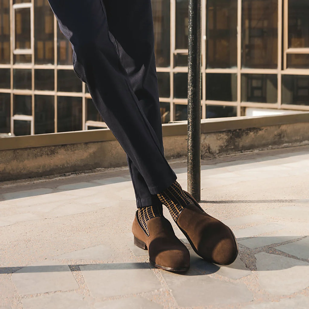 Venetian Loafer - Dark Brown Suede