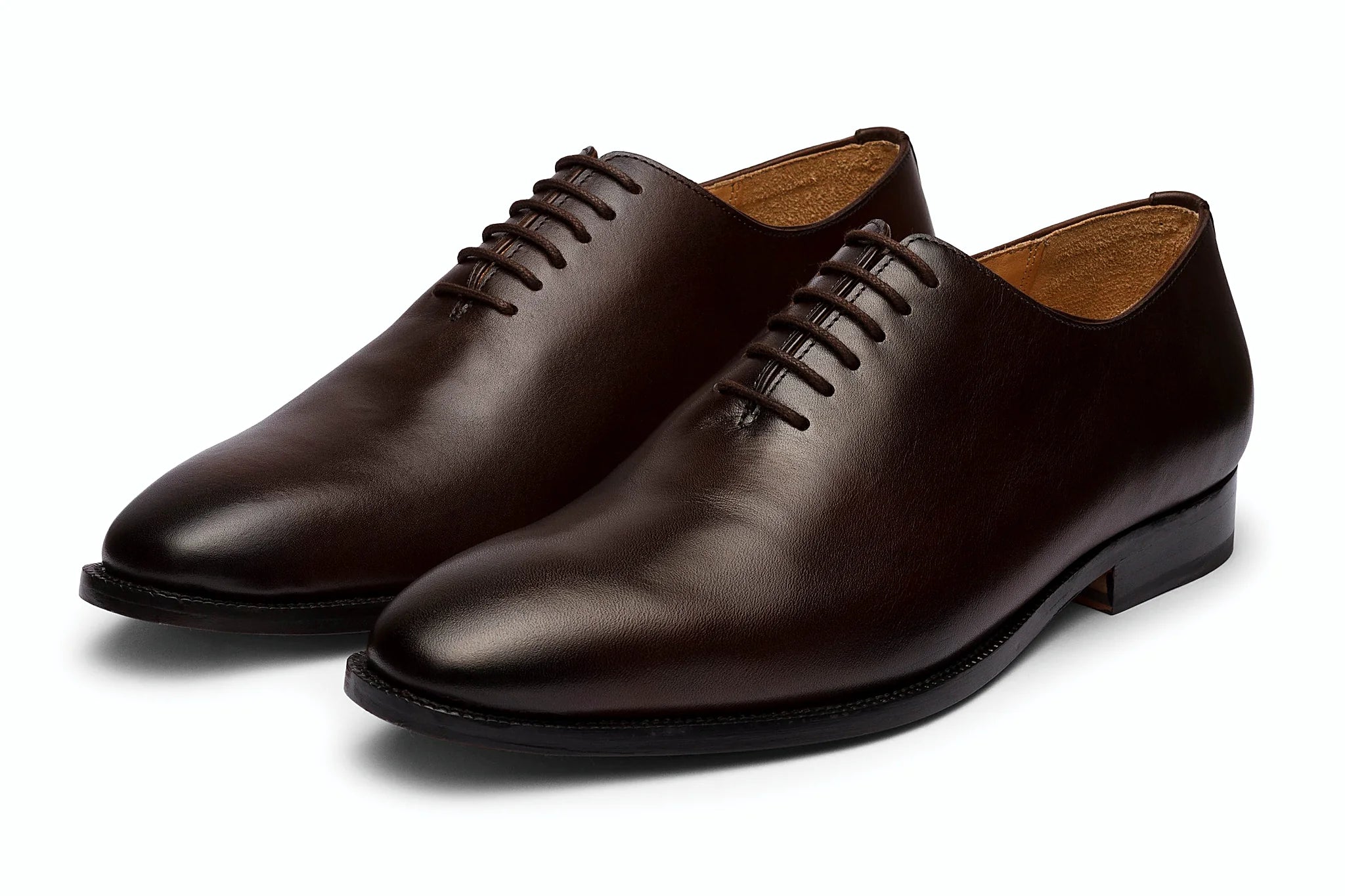 Pair of brown leather oxford